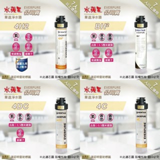 PENTAIR EVERPURE單道淨水器【水蘋果公司貨】4H2 BH2 4DC 4C