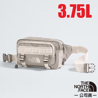 【美國 The North Face】輕量防水運動腰包 3.75L 胸包 手機護照包 側揹包 斜揹包/石板灰 8BK5