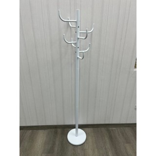 宏品全新二手傢俱館~臺中2手傢俱中古推薦A541014*白色衣帽架* 衣櫃 衣架 電腦桌 矮櫃 高低櫃 沙發櫃 邊櫃