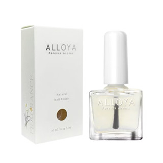二手 ALLOYA 英國愛若雅 水性無毒指甲油 Y025 透明亮油 10ml