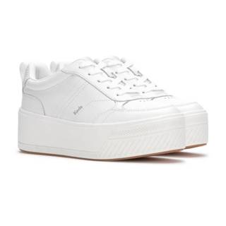 【nice】Keds SKYLER II 小心機厚底皮革小白鞋 WH68277