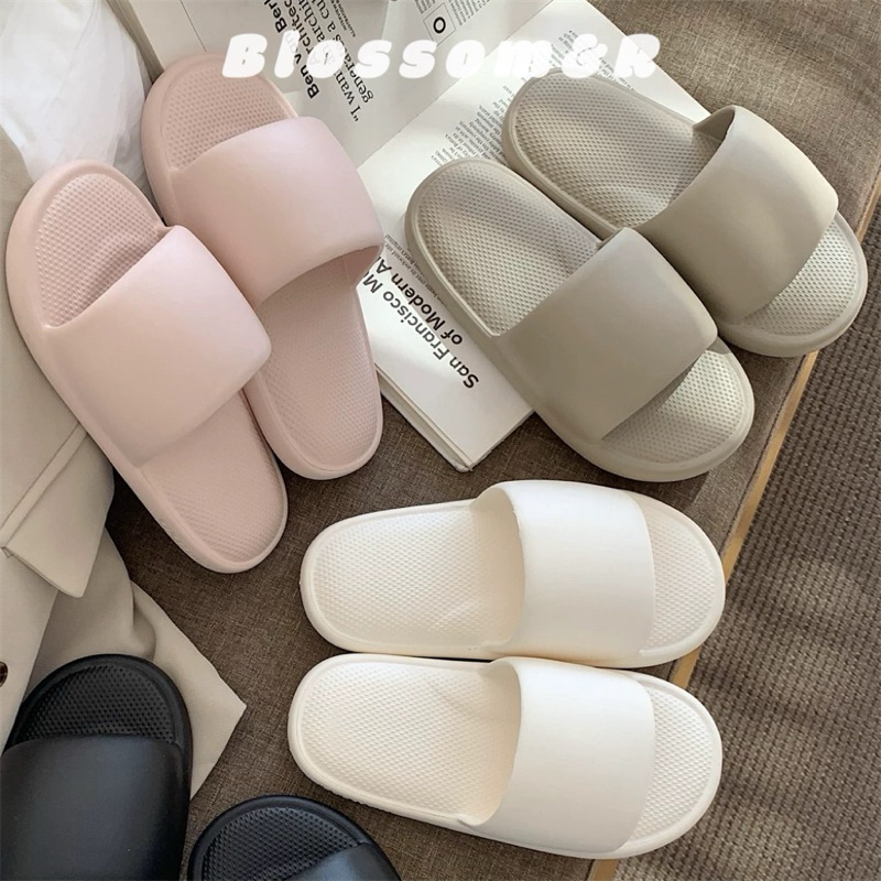 Blossom&R現貨🛒 韓風奶片拖鞋｜室內拖鞋 室外拖鞋 厚底拖鞋 防滑拖鞋 氣墊拖鞋 踩屎感託人拖鞋 靜音拖鞋