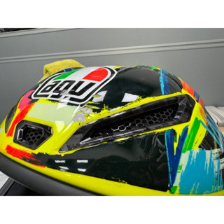 🇭🇺2025 AGV pista gp rr/r 安全帽進氣孔限量電鍍碳纖維貼膜🇭🇺