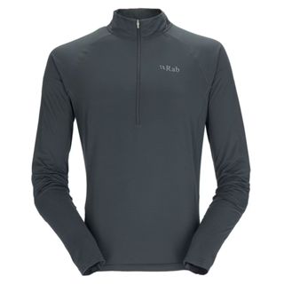 Rab Sonic LS Zip 長袖透氣拉鍊排汗衣 QBL03 男