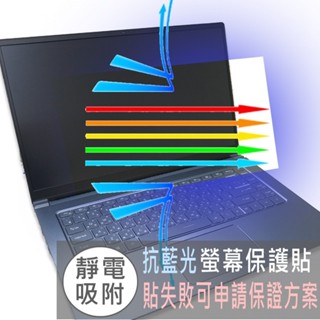 【Ezstick】MSI 微星 Prestige 15 A11UC A11SB 防藍光螢幕貼 抗藍光 (可選鏡面或霧面)