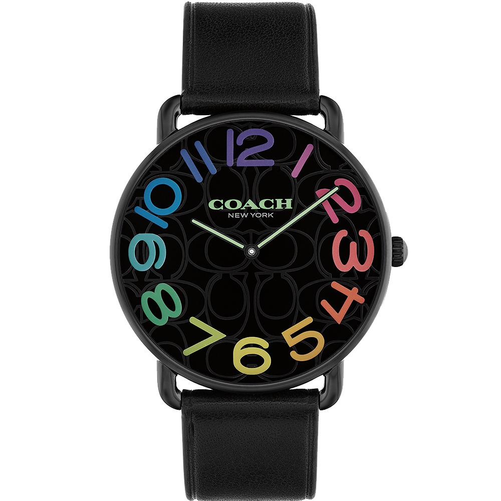 COACH Elliot CC彩虹數字手錶 男錶 中性錶-41mm 送禮 禮物 CO14602733