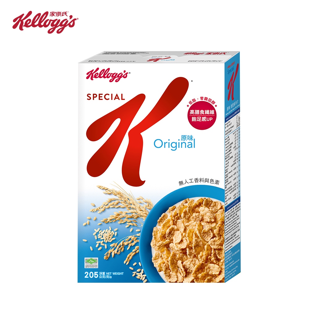 【家樂氏】Special K 原味香脆麥米片早餐205g 1盒｜早餐麥片 官方直營