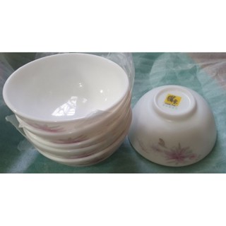［全新］可微波爐 洗碗機使用 鍋寶4.5吋強化耐熱餐具磁碗1組6入99元