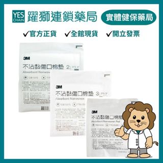 3M 不沾黏傷口棉墊-滅菌 (2吋/3吋/4吋)【躍獅藥局】