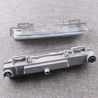 1對 白色 LED 日間行車燈 DRL W204 W212 R172 前保桿霧燈 前燈 白光高亮度 汽車改裝