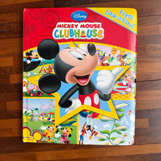 [超可愛！] Mickey Mouse Clubhouse 米奇 米老鼠 迪士尼 找找看 硬頁書 童書 繪本 英文