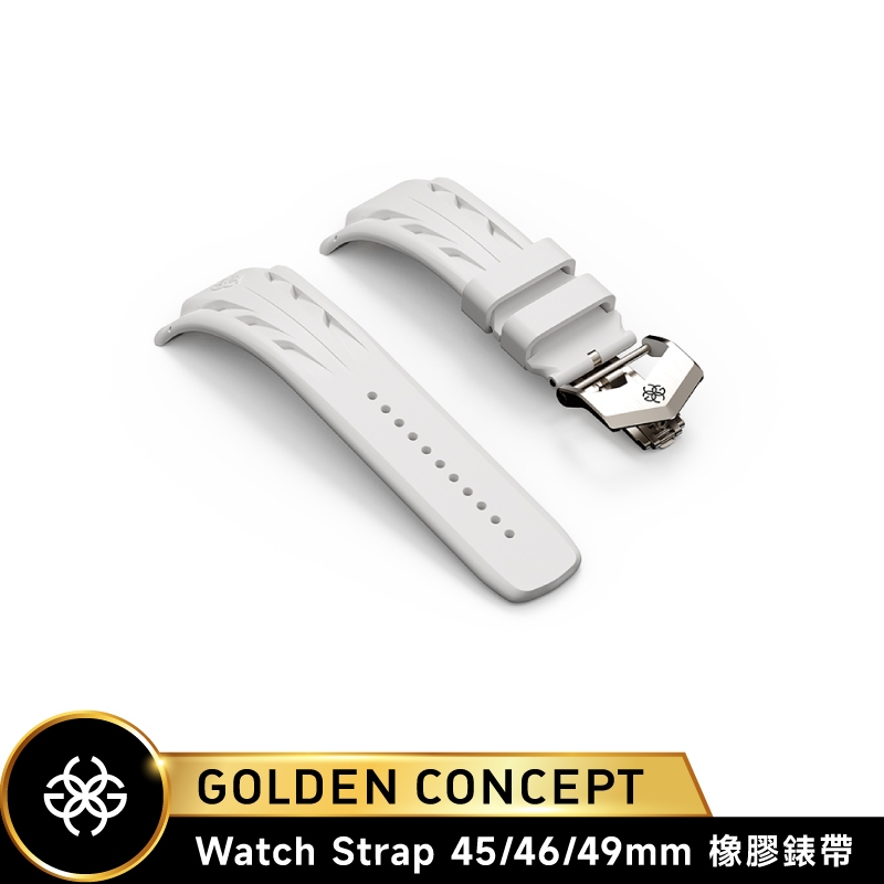 Golden Concept Apple Watch Strap 45/46/49mm WSA-RS-WH 白色橡膠錶帶