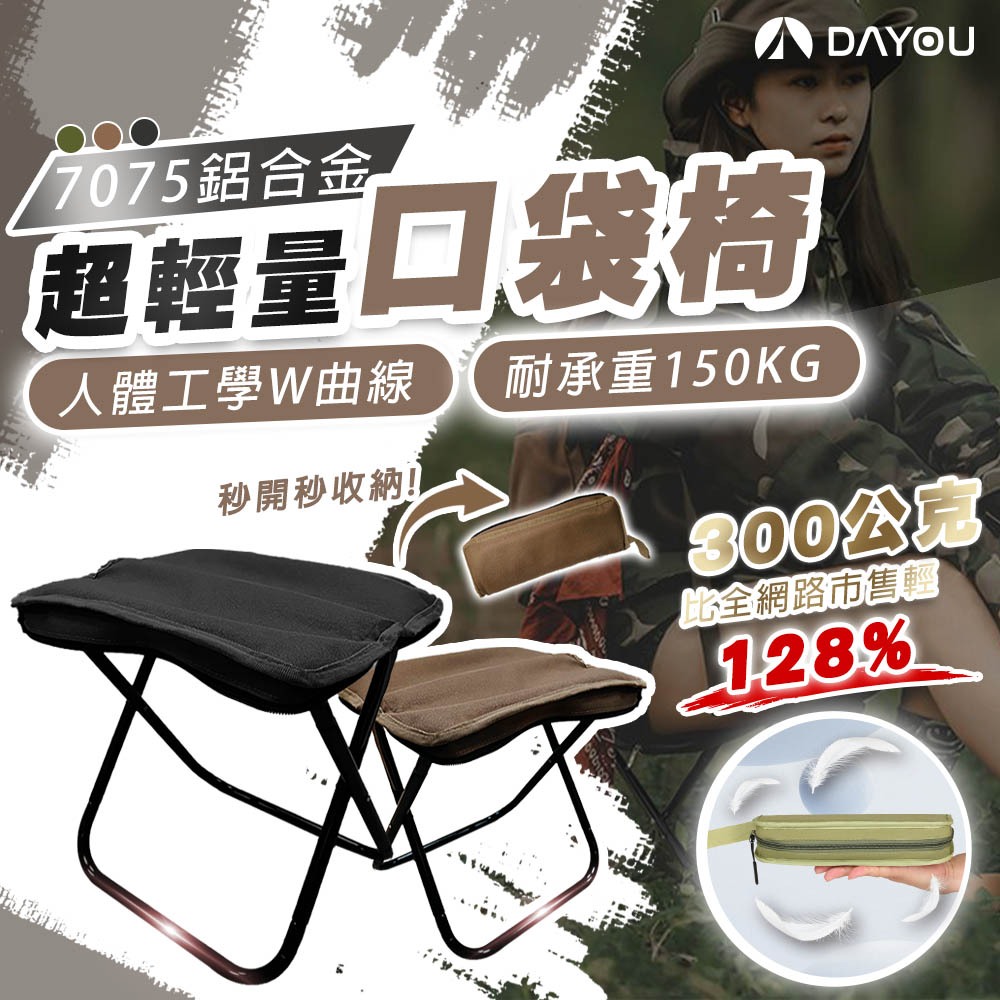 【蝦皮隔日配】折疊椅 全網最輕 露營椅 摺疊椅 小板凳 口袋椅 童軍椅 釣魚椅 折疊凳 D0503133