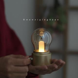 【臺灣現貨】復古造型 造型燈泡 夜燈 充電usb小夜燈 英倫風 LED燈泡燈 水龍頭 USB充電 浪漫小燈