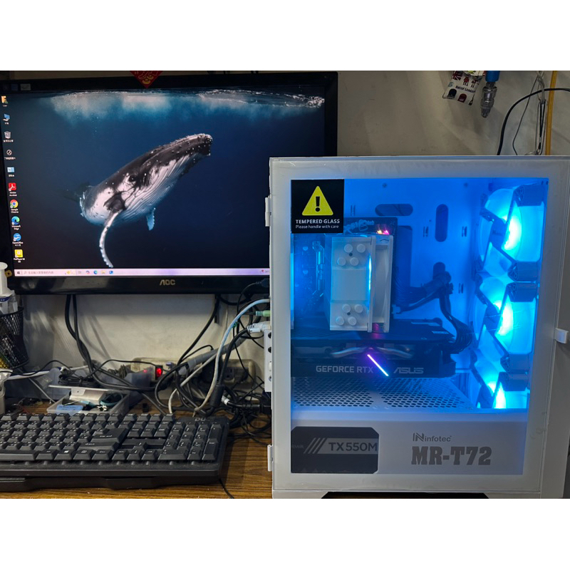 電競多核心超值主機 i5-9400F/ RGB DDR4 8*2=16G / SSD 500G/RTX2060-O6G