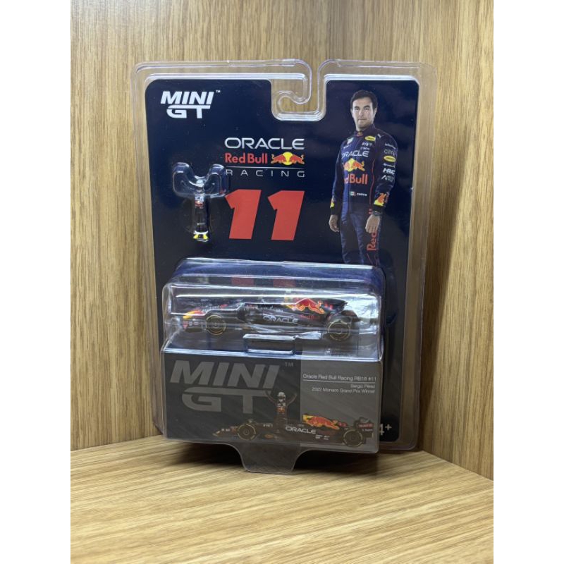 1／64 吊卡 Mini GT #551 Red Bull RB18 Sergio Pérez Monaco Prix