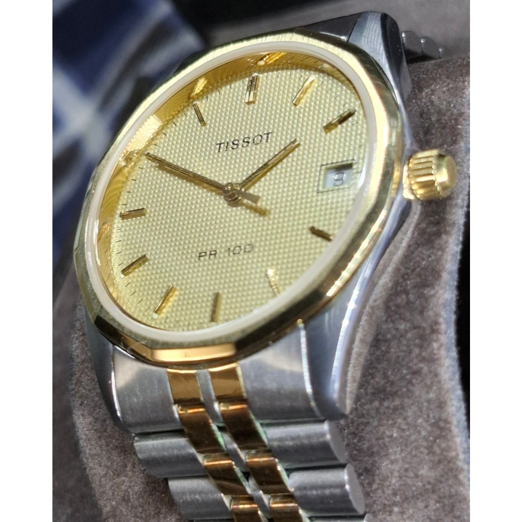 ✨瑞士天梭 (TISSOT) PR100 石英男錶✨品相狀態佳；二手精選✨滿3000折200；免運✨無息刷卡分期✨