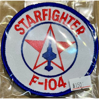 AMY航空城 F-104 STARFIGHTER PATCH 臂章 ARM-F104SF