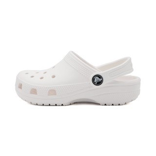 Crocs 卡駱馳 經典小克駱格 K 洞洞鞋 防水 中童鞋 白 S1484 (206991-100)