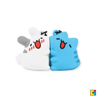 [貓貓蟲-咖波] 咖波兔兔磁鐵吊飾抱抱組