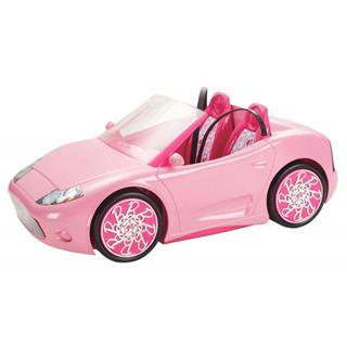 二手✨MATTEL Barbie 芭比娃娃 芭比跑車 超跑 敞篷 跑車 車子 娃娃 配件 粉色 敞篷跑車（不附芭比）