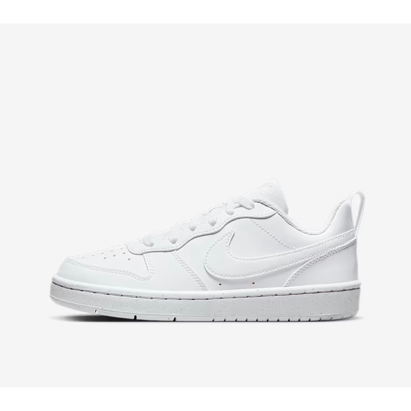 全新無鞋盒 Nike Court Borough 低筒 小白鞋 Recraft DV5456-106 (白）