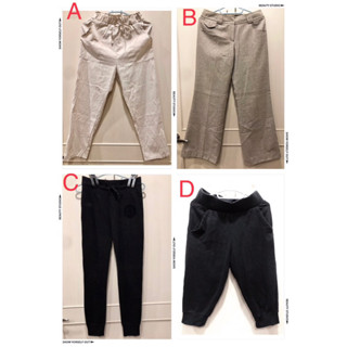 可議價 二手長褲 adidas/愛迪達七分褲/RootsSportingGoods 黑色束口褲/卡其上班西裝褲/黑色棉褲