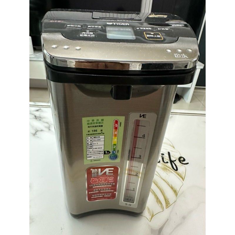 二手 TIGER 虎牌4.0L VE電熱水瓶