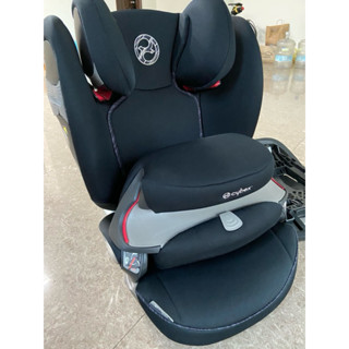 ［二手］德國Cybex 成長型兒童汽車安全座椅 Pallas S-Fix isofix 全黑款
