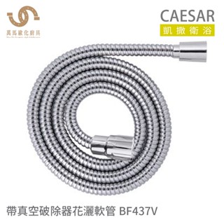 CAESAR 凱撒衛浴 BF437V 帶真空破除器花灑軟管 304不鏽鋼軟管 ABS接頭 長度1.5米