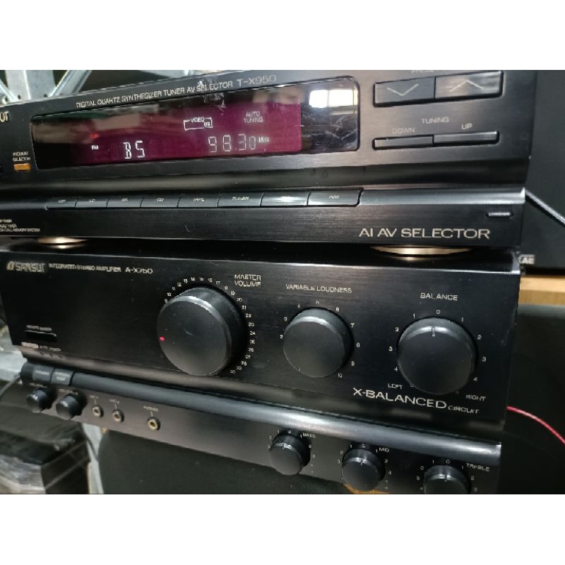 日本山水SANSUI 前級+後級擴大機