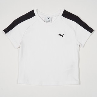 PUMA 流行系列 T7 寶貝短袖T恤 短袖上衣 短T 短版T ROSE同款 62980202