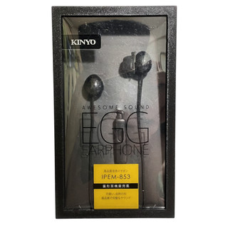KINYO 蛋形耳機麥克風 有線耳機 IPEM-853 3.5mm