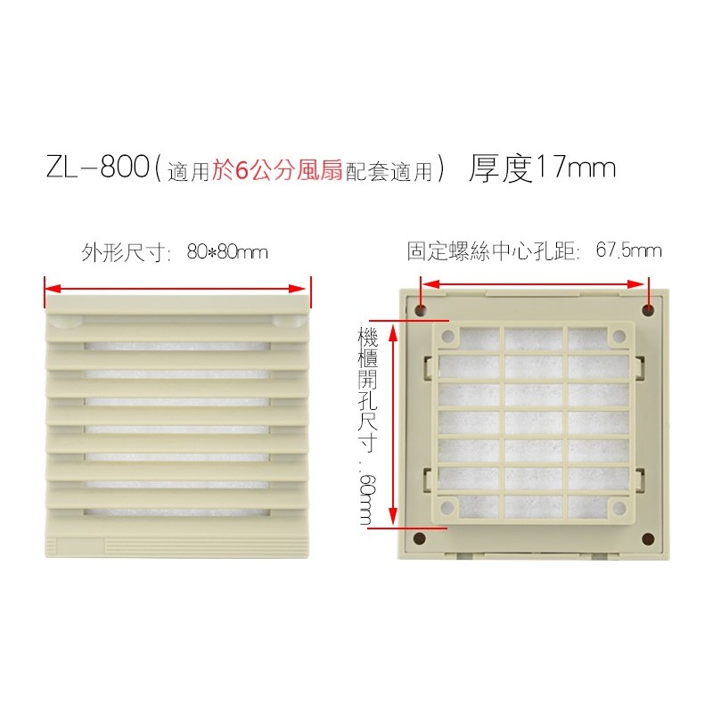 E●台灣三巨✯ #800 機櫃 百葉 通風過濾網組 百葉窗 網罩 散熱 百葉 風扇過濾網組