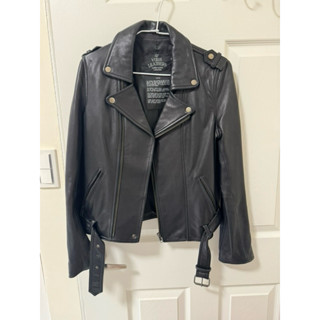 Vogie leather 羊皮 皮衣 騎士外套 zara可參考