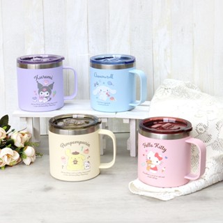 【SANRIO 三麗鷗】不鏽鋼真空保溫保冷杯/馬克杯-HELLO KITTY/酷洛米/大耳狗/布丁狗