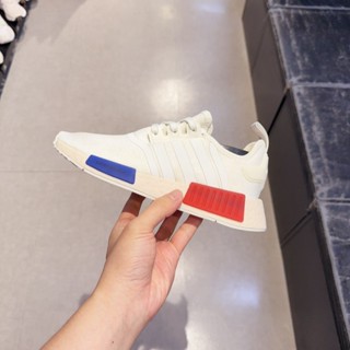 代購♦️2505 Adidas NMD R1 奶油白 紅藍 襪套 基本款 HQ4451
