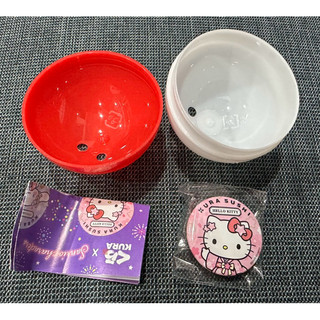 台灣藏壽司期間限定扭蛋 Hello Kitty 全新含蛋殼蛋紙