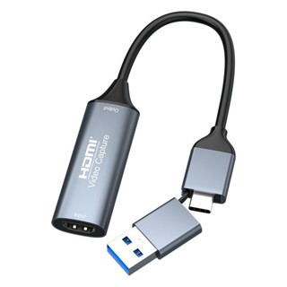 USB雙頭視訊 擷取卡 適用手機電腦遊戲直播伴侶 HDMI高畫質 TypeC擷取卡相機 轉接顯示