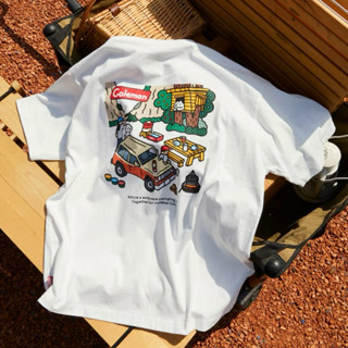 【BUTTONSHOP】現貨在臺🇯🇵 Coleman X matsui 三方聯名 露營場地 短tee 短袖 CM5589