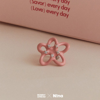 【Bonny & Read】[Nina聯名款] 草莓糖花耳扣 / 單售 小花 耳骨夾 夾式耳環 耳夾【全現貨賣場】