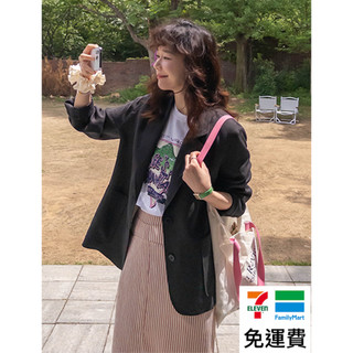 DREAM COLOR KR 一件免運 韓國代購 正韓女裝 夏日輕款亞麻穿搭外套 0516
