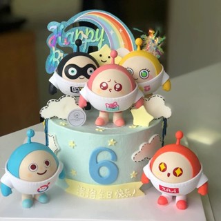 ☆玩具先生☆蛋仔派對~大號生日蛋糕公仔.玩偶.擺設.盲盒.