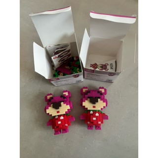 二手♻️草莓熊 粉紅熊 熊抱哥 樂拼 樂高 積木玩具 580pcs 益智玩具 拼圖
