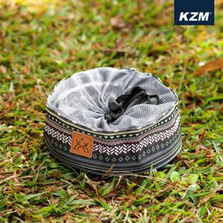 [阿爾卑斯戶外 三峽] KZM 彩繪民族風不鏽鋼碗盤組 15件組 K7T3K001