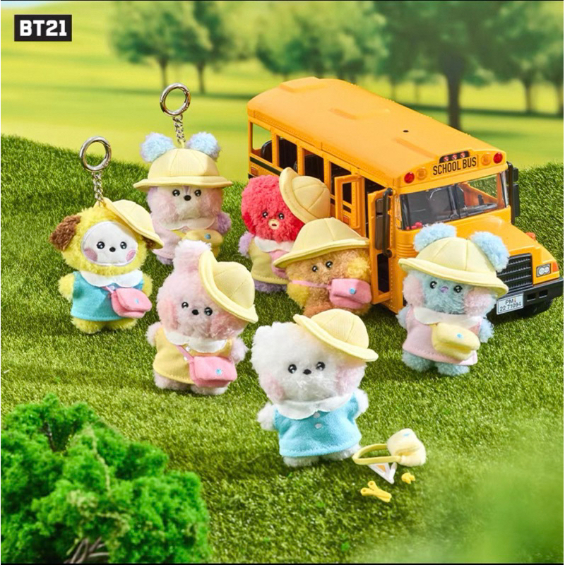 Line friends BT21野餐系列吊飾 玩偶吊飾 TATA CHIMMY RJ shooky mang koya