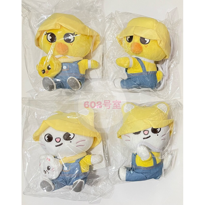 🏡６０２号室🏡《現貨》日本 SKZOO 迷孩 SKZ BbokAri 娃娃斜背包 Felix 小雞 Jiniret 小貂