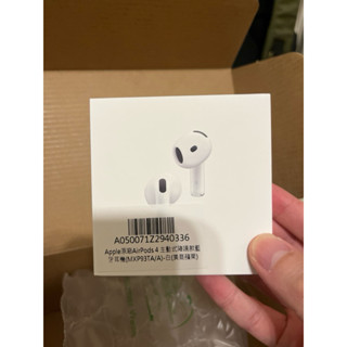 Apple原廠 AirPods 4 主動式降噪款藍牙耳機-白