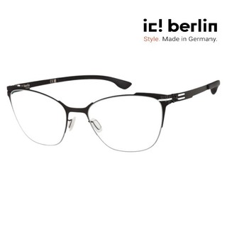 【ic! berlin】Kara Black 德國薄鋼眼鏡 公司貨 台南時代 蔡司優視力專家