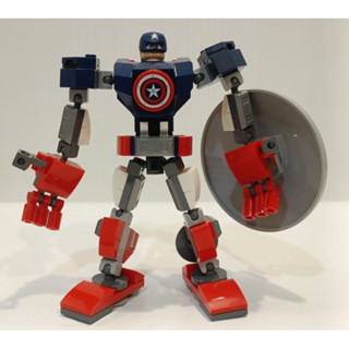 已組裝完成/樂高/積木/LEGO/美國隊長/機甲英雄